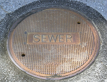 Baldwin Park sewer manhole cover