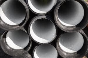 close-up-of-polyethylene-drainage-pipes