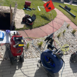 Sewer inspection equipment and tools.