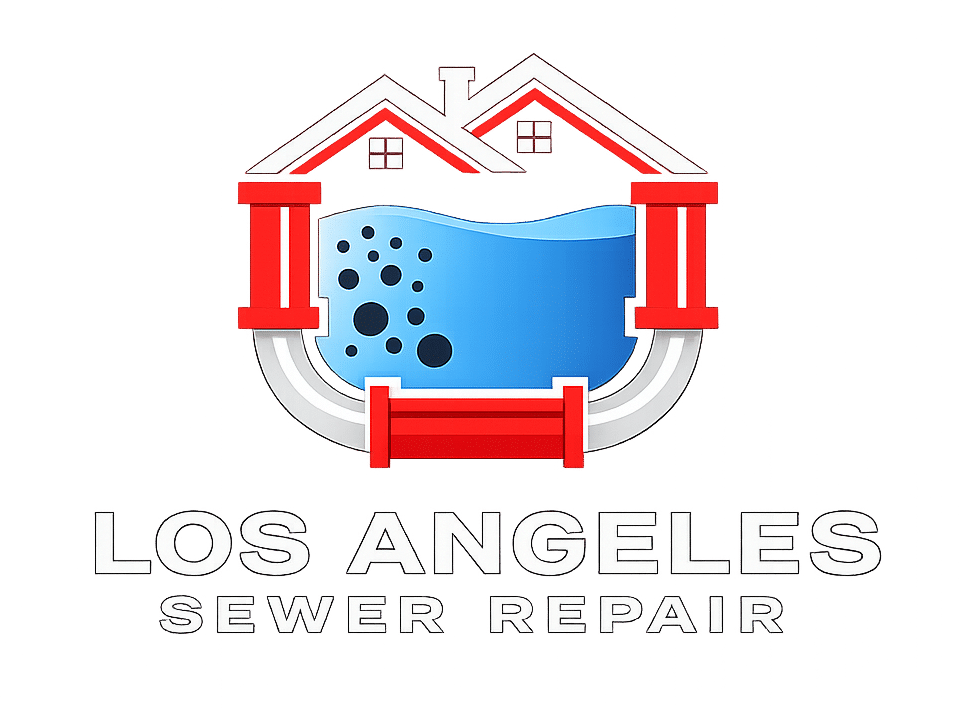Logo of Los angeles trenchless sewer repairs with transparent background